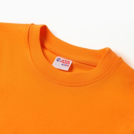 T -shirt for nursery, orange color, height 122 cm-7