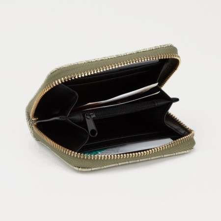 Women's wallet with lightning, the color is light green-3