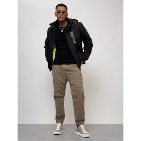 Sports male jacket, size 56, black color-13