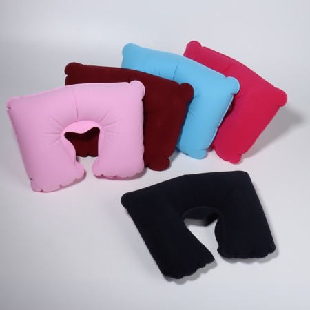 Pillow for neck is road, inflatable, 38 × 24 cm, color mix-1