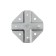 CraB system X-shaped 20x20x1.2 mm Gots, 60 pcs