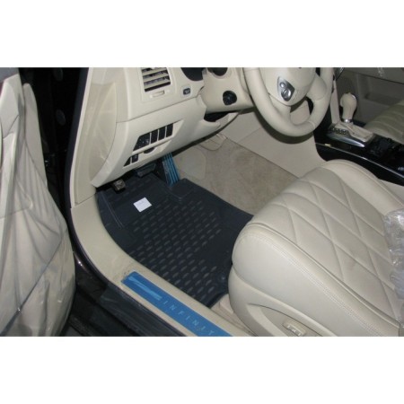 Rugs in the interior Infiniti FX 50 2009-2012, 4 pcs. (polyurethane)-4