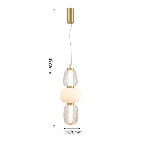 Suspension Bella 170 mm, LED 29W-2