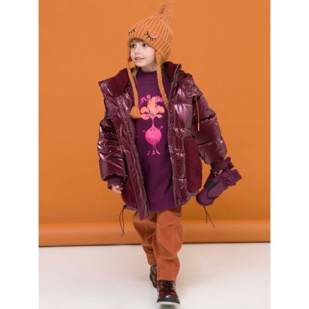 Jacket for girls, height 104 cm, blueberry color-9