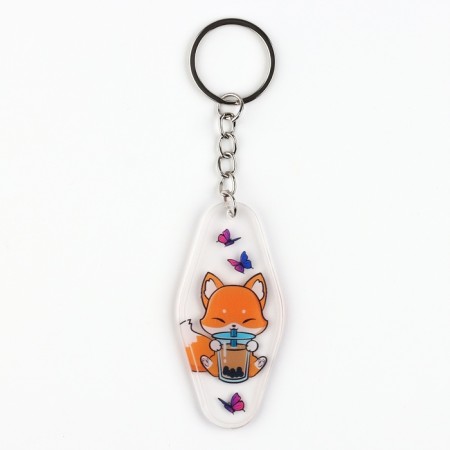 Key keychain "Fox", 10.5 x 3 cm-2
