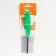 Combed double -sided "paws" with straight teeth, plastic pen, green