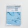 The bathroom curtain "dolphins", 180 × 180 cm, blue color