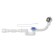 Siphon for the bathtub Unicorn S12, 1 1/2 "x40 mm, flat with corrugated triber 40x40x50 mm
