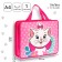 Folder with A4 handles, 33x26x7.5 cm, plastic, cats aristocrats