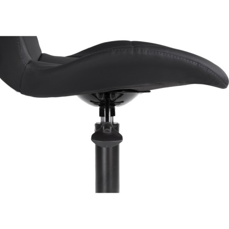 Computer chair Wald Metal/Eco -leather, black/black 47x54x70 cm-9