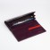 Women's wallet on magnet, purple color