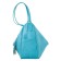 Bag bag claims, lightning department, turquoise color 27x15.5x33cm