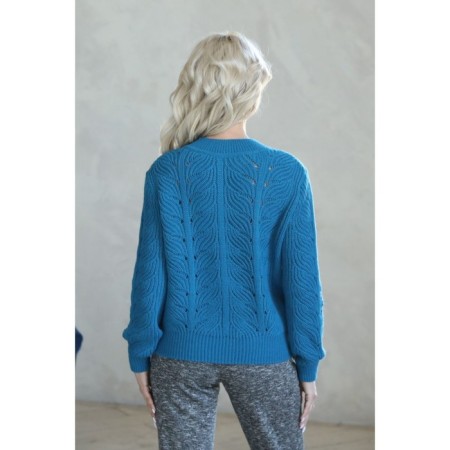 Female jumper, size 42, blue color-4