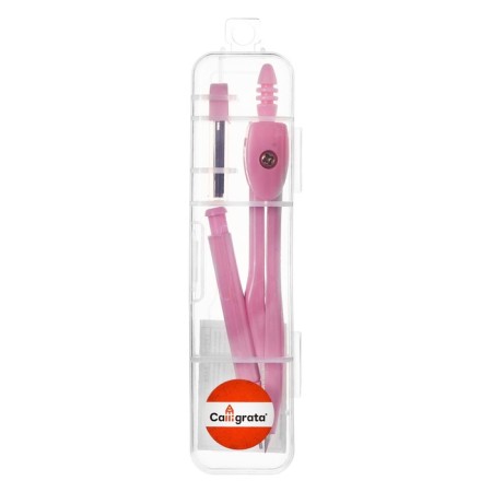 Metal circus 120 mm with a mechanical pencil, in a plastic pencil case, with barrels, mix-8