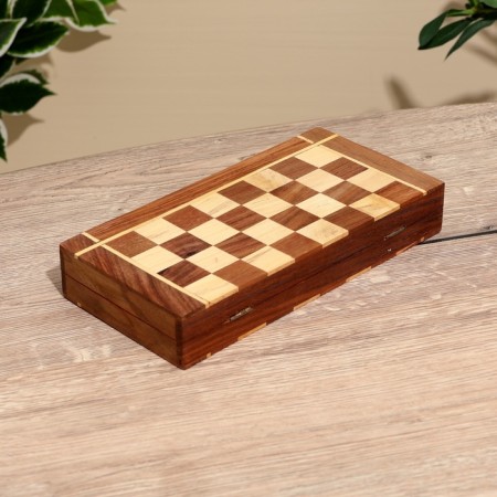 Chess 25x25x4 cm. Wood shisham-2