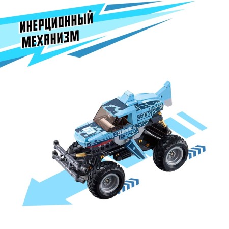 Designer SUV "Bigfoot" Sluban Mechano, Inertia, 273 details, 6+-2
