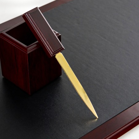 Table set 5V1 with clock, cherry-5