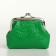 Women's wallet on the farmar, green color