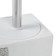 Axentia Lindos toilet from white polyresis, 9.2x9.2 height 38.5 cm