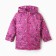 Jacket for girls, raspberry color/stars, height 110-116 cm
