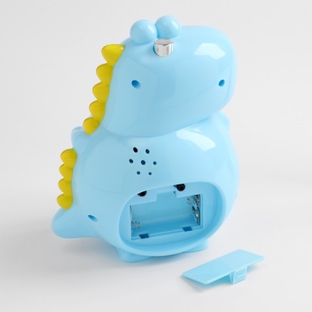 Clock - alarm clock "Dinosaurus" Children's, smooth move, D -10 cm, 20 x 15 cm, aa-3