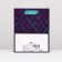 Gift Package "Rombs" Violet, 18 x 22.3 x 10 cm