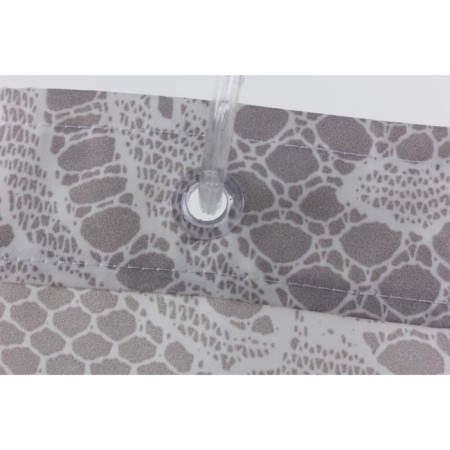 Dantelle bathroom curtains, 180 x 200 cm, gray color-4