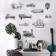 Sticker Plastic Interior Black "Retro Transport" 50x70 cm