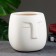 Pot "Mr. Twix" 15x15x15cm, white