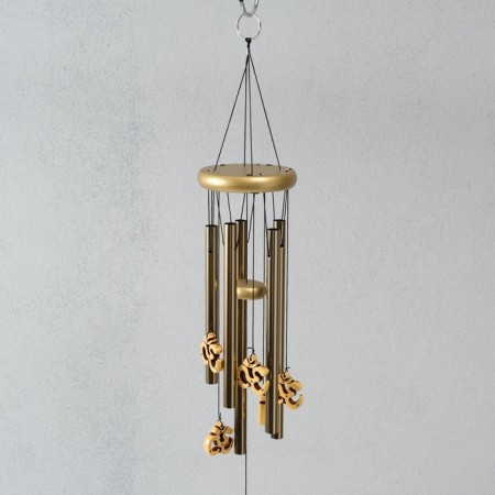 Wind Music Metal "Symbol OM" 5 tubes 60 cm-1