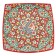 Largan Rishtan ceramics "Patterns", 33 cm, square, red