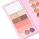 A set of decorative cosmetics (highlighter, shadows for eyebrows, blush, glitter, eye shadow)