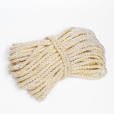 The cord is twisted decorative, without braid, No. 0.2, 12 mm, 25 m