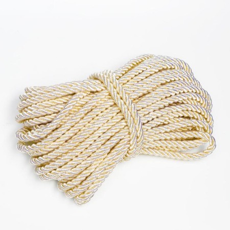 The cord is twisted decorative, without braid, No. 0.2, 12 mm, 25 m