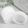 Mold Silicon "Casket Round Disorder" with a lid of 9.8x9.8x9.4 cm
