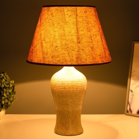 Emibel table lamp E27 40W Beige 29.5x29.5x46 cm Risalux-2