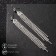 Hanging earrings with “Hollywood” rhinestones, white color in silver, 11.2 cm