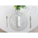 Set of serving napkins on the table "Fan", d = 38 cm, 4 pcs, silver color