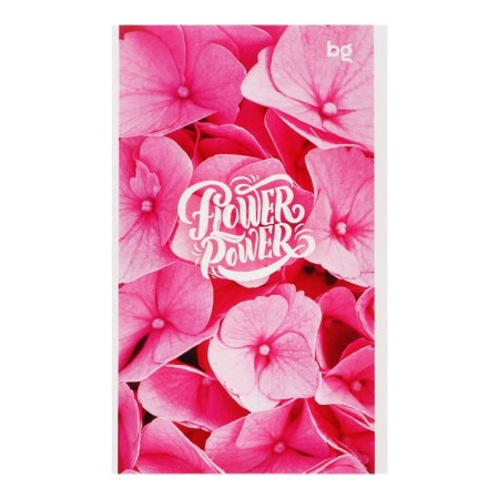 Notepad A6, 24 sheets in a cage on a paper clip "Bright flowers", cover Cover Cardboard, block 60 g/m2, mix-5