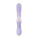 Vibrator with up & down jos spinny, 23 cm, silicone, purple color