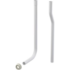 ALCAPLAST A95, DN = 32 mm spitting pipe, consisting of two parts, corrugated 50750 gasket