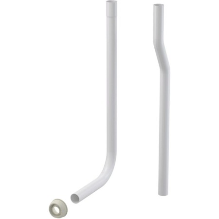 ALCAPLAST A95, DN = 32 mm spitting pipe, consisting of two parts, corrugated 50750 gasket