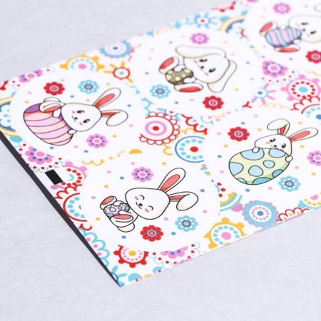 Stick for flowers and gifts "Rabbit and Egg", 16 × 9.5 cm-2