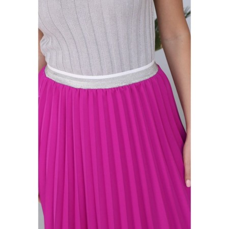 Female skirt, size 48, fuchsia color-8
