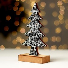 New Year's decor with backlight 