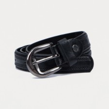Building belt, width 2.2 cm, screw, buckle metal, black color