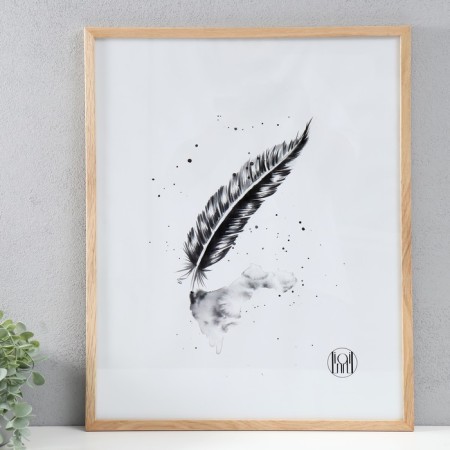 Photo frame from oak "Rock" 40x50 cm-4