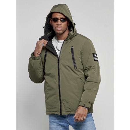 Sports male winter, size 56, khaki color-4
