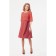 Female dress, size 42, coral color