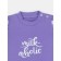 Clothing kit for children's Rant Milk-Aholic, 2 items: pants, T-shirt, height 68 cm, purple color